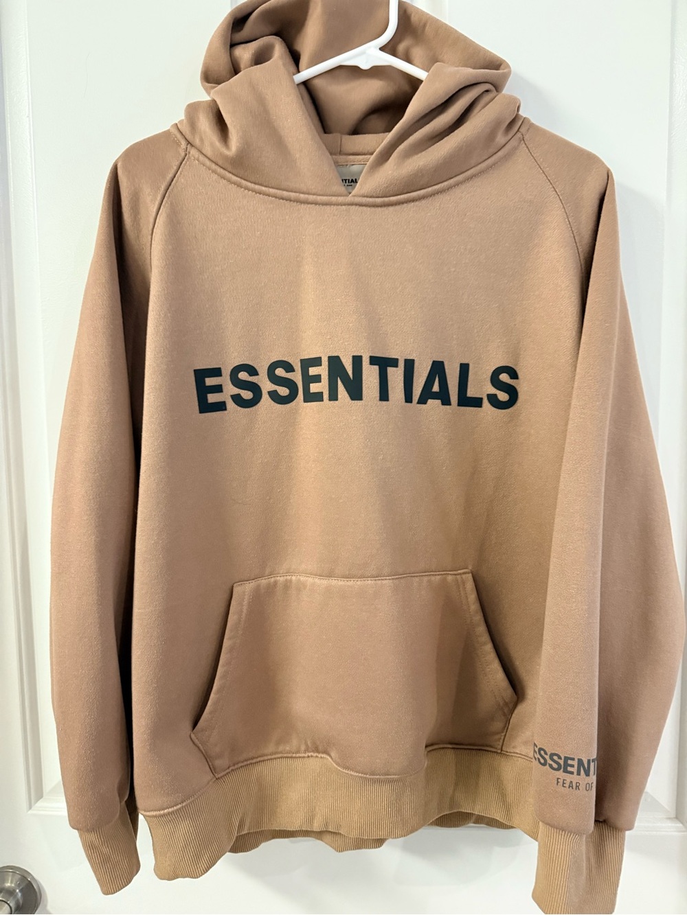 Fear of God ESSENTIALS Tan Brown Pullover Hoodie